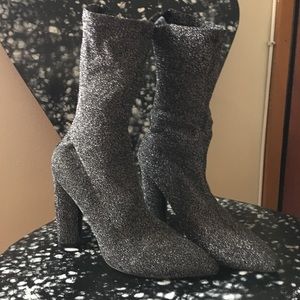 Metallic Disco Stretch Booties
